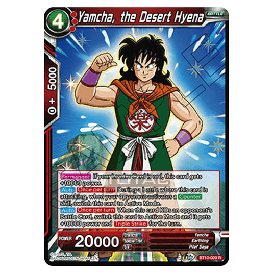 Dragon Ball Super - B10 - Unison Warrior Series - Rise of the Unison Warrior - Yamcha, the Desert Hyena - BT10-009 (Foil)