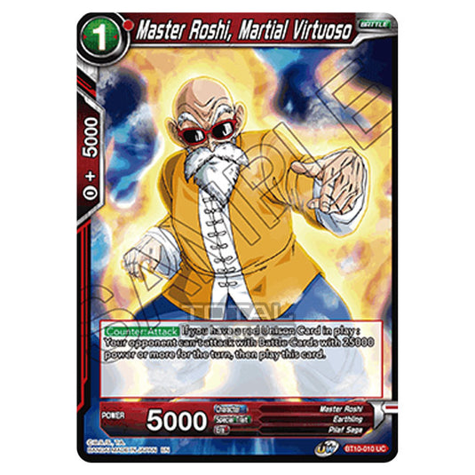 Dragon Ball Super - B10 - Unison Warrior Series - Rise of the Unison Warrior - Master Roshi, Martial Virtuoso - BT10-010 (Foil)