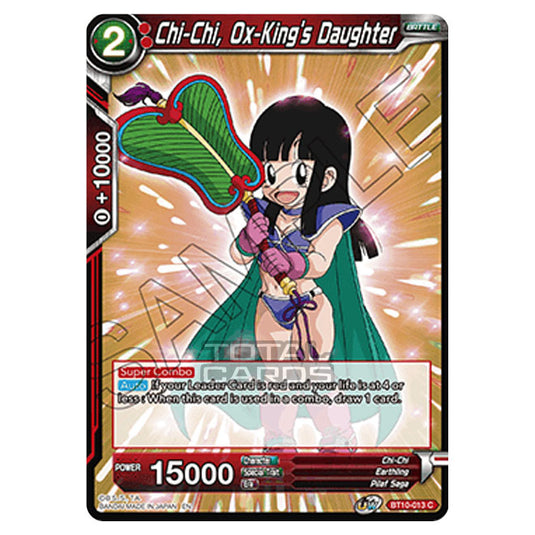 Dragon Ball Super - B10 - Unison Warrior Series - Rise of the Unison Warrior - Chi-Chi, Ox-King's Daughter - BT10-013 (Foil)