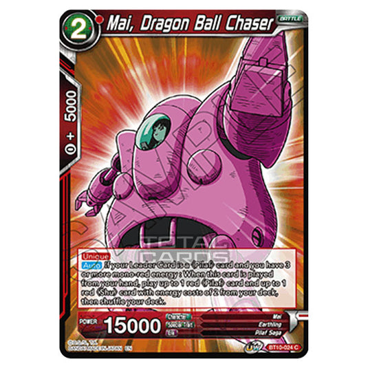 Dragon Ball Super - B10 - Unison Warrior Series - Rise of the Unison Warrior - Mai, Dragon Ball Chaser - BT10-024 (Foil)