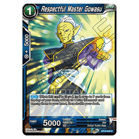 Dragon Ball Super - B10 - Unison Warrior Series - Rise of the Unison Warrior - Respectful Master Gowasu - BT10-049 (Foil)