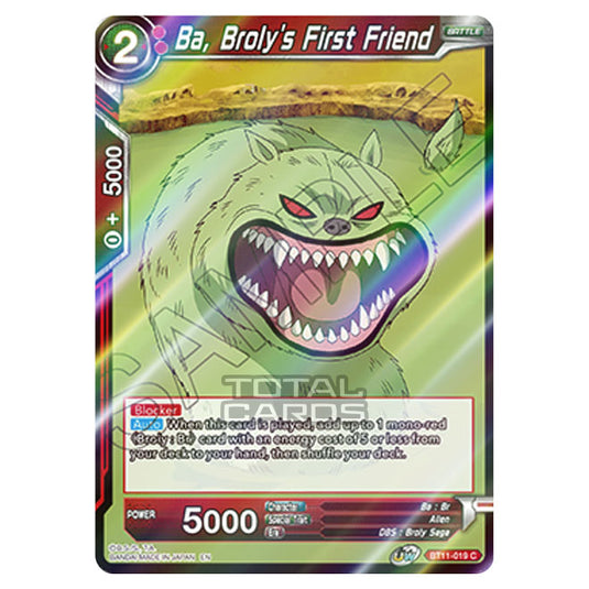 Dragon Ball Super - B11 - Vermilion Bloodline - Ba, Broly's First Friend - BT11-019 (Foil)