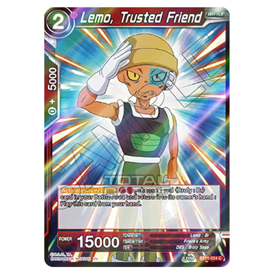 Dragon Ball Super - B11 - Vermilion Bloodline - Lemo, Trusted Friend - BT11-024 (Foil)