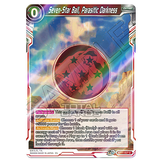 Dragon Ball Super - B11 - Vermilion Bloodline - Seven-Star Ball, Parasitic Darkness - BT11-027 (Foil)