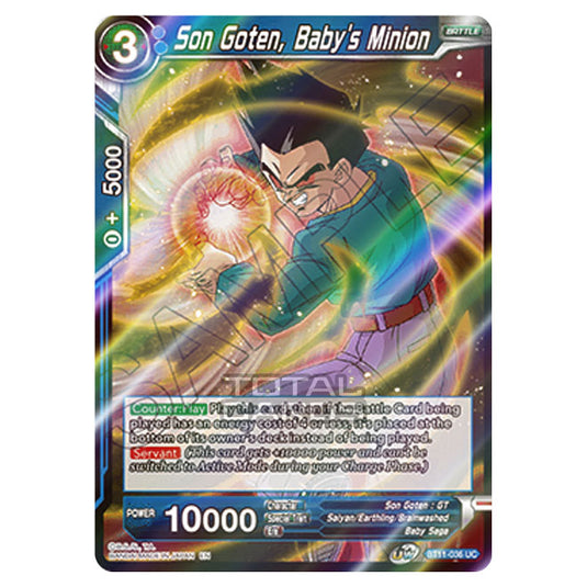 Dragon Ball Super - B11 - Vermilion Bloodline - Son Goten, Baby's Minion - BT11-036 (Foil)