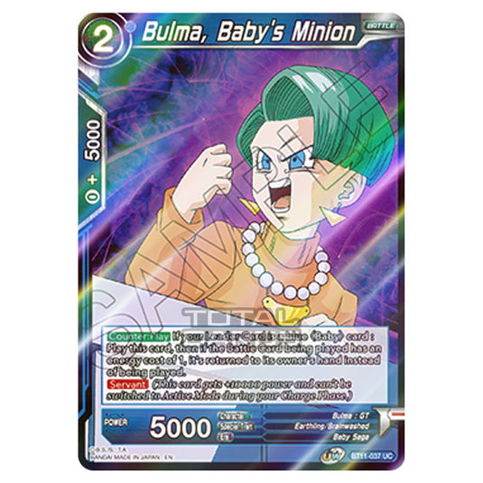 Dragon Ball Super - B11 - Vermilion Bloodline - Bulma, Baby's Minion - BT11-037 (Foil)