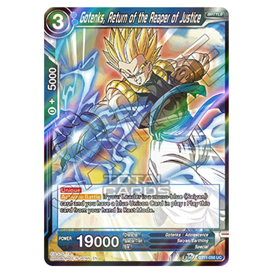 Dragon Ball Super - B11 - Vermilion Bloodline - Gotenks, Return of the Reaper of Justice - BT11-056 (Foil)