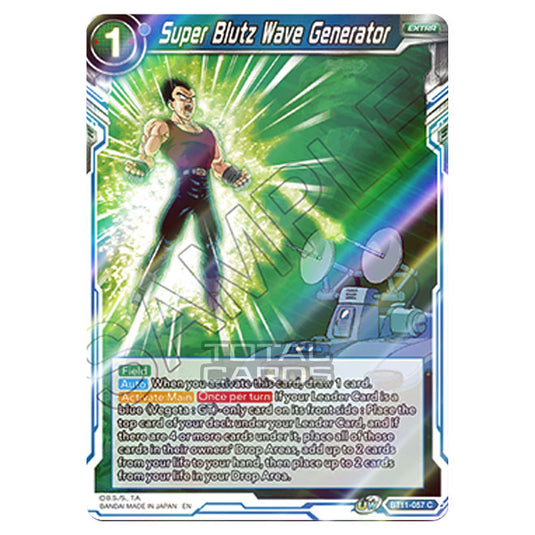 Dragon Ball Super - B11 - Vermilion Bloodline - Super Blutz Wave Generator - BT11-057 (Foil)