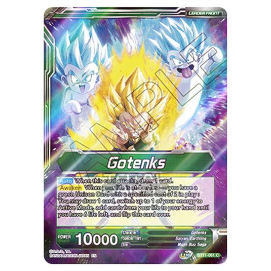 Dragon Ball Super - B11 - Vermilion Bloodline - Gotenks - BT11-061 (Foil)