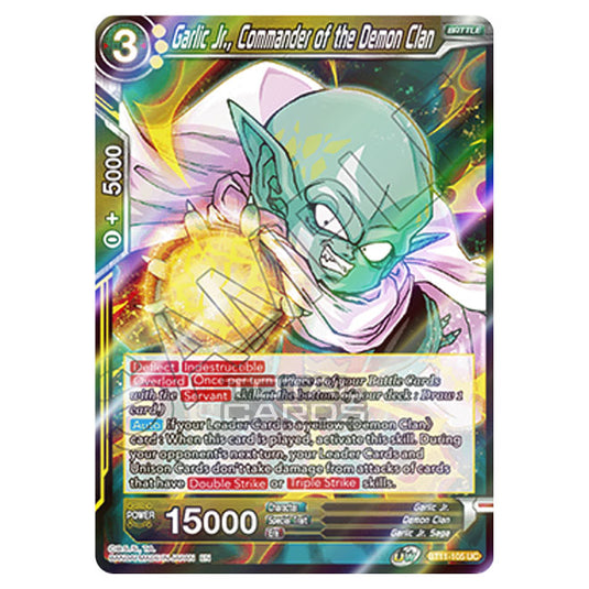 Dragon Ball Super - B11 - Vermilion Bloodline - Garlic Jr., Commander of the Demon Clan - BT11-105 (Foil)