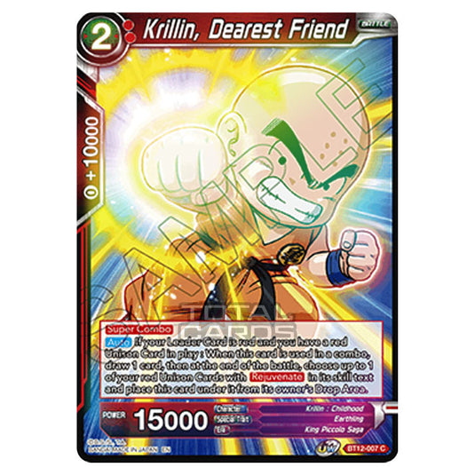 Dragon Ball Super - B12 - Vicious Rejuvenation - Krillin, Dearest Friend - BT12-007 (Foil)