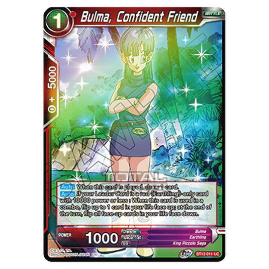 Dragon Ball Super - B12 - Vicious Rejuvenation - Bulma, Confident Friend - BT12-011 (Foil)