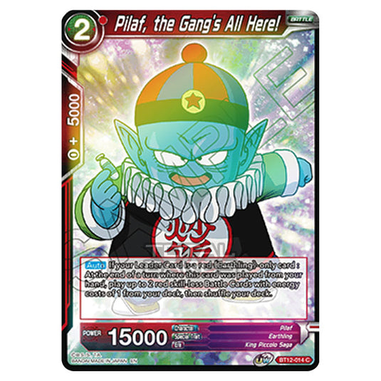 Dragon Ball Super - B12 - Vicious Rejuvenation - Pilaf, the Gang's All Here! - BT12-014 (Foil)