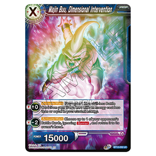 Dragon Ball Super - B12 - Vicious Rejuvenation - Majin Buu, Dimensional Intervention - BT12-030 (Foil)