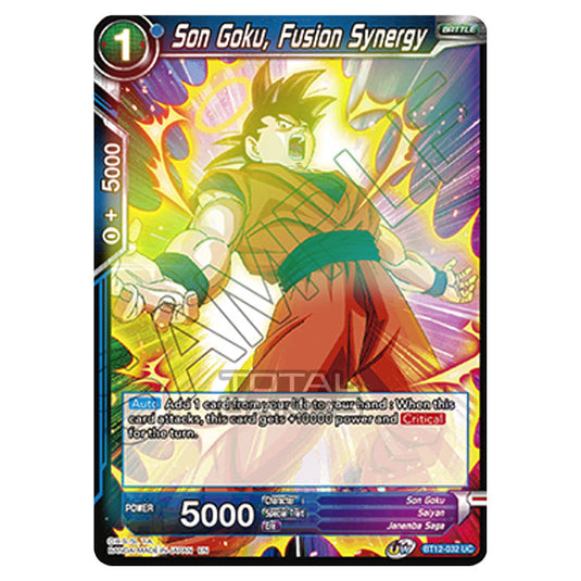 Dragon Ball Super - B12 - Vicious Rejuvenation - Son Goku, Fusion Synergy - BT12-032 (Foil)
