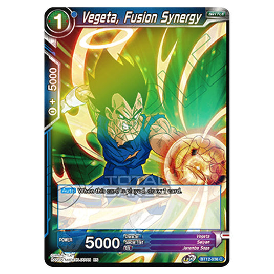 Dragon Ball Super - B12 - Vicious Rejuvenation - Vegeta, Fusion Synergy - BT12-036 (Foil)