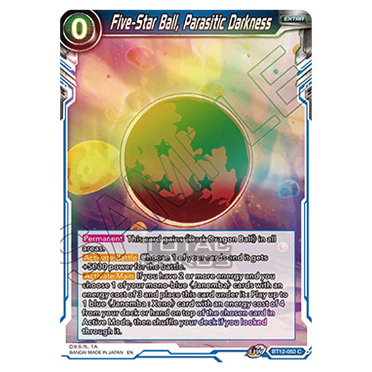 Dragon Ball Super - B12 - Vicious Rejuvenation - Five-Star Ball, Parasitic Darkness - BT12-052 (Foil)