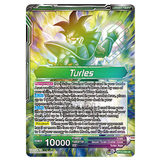 Dragon Ball Super - B12 - Vicious Rejuvenation - Turles - BT12-056 (Foil)