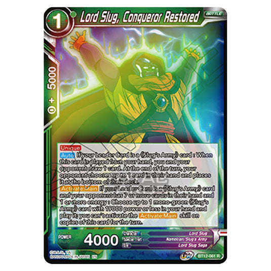 Dragon Ball Super - B12 - Vicious Rejuvenation - Lord Slug, Conqueror Restored - BT12-061 (Foil)