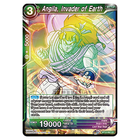 Dragon Ball Super - B12 - Vicious Rejuvenation - Angila, Invader of Earth - BT12-062 (Foil)