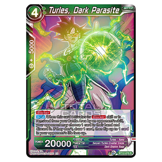 Dragon Ball Super - B12 - Vicious Rejuvenation - Turles, Dark Parasite - BT12-079 (Foil)