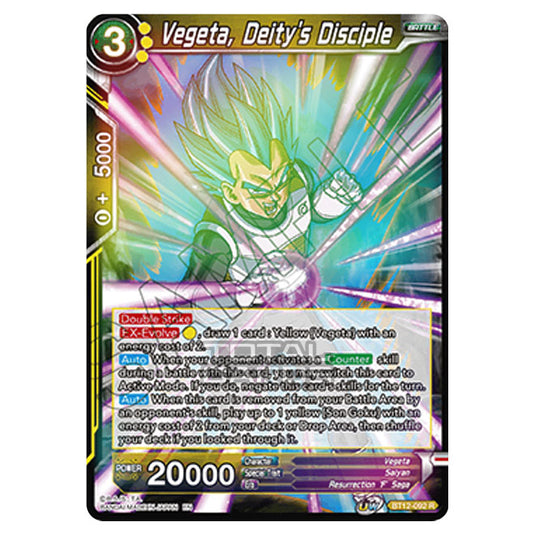 Dragon Ball Super - B12 - Vicious Rejuvenation - Vegeta, Deity's Disciple - BT12-092 (Foil)