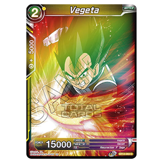 Dragon Ball Super - B12 - Vicious Rejuvenation - Vegeta - BT12-093 (Foil)