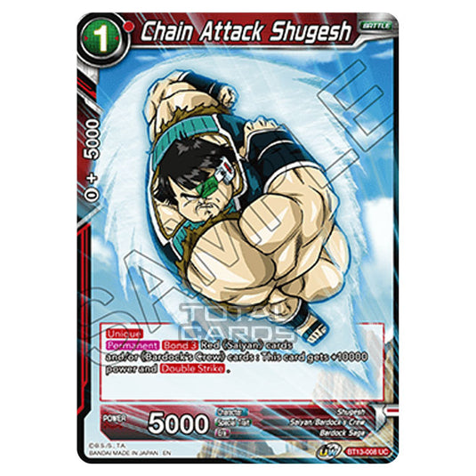 Dragon Ball Super - B13 - Supreme Rivalry - Chain Attack Shugesh - BT13-008 (Foil)