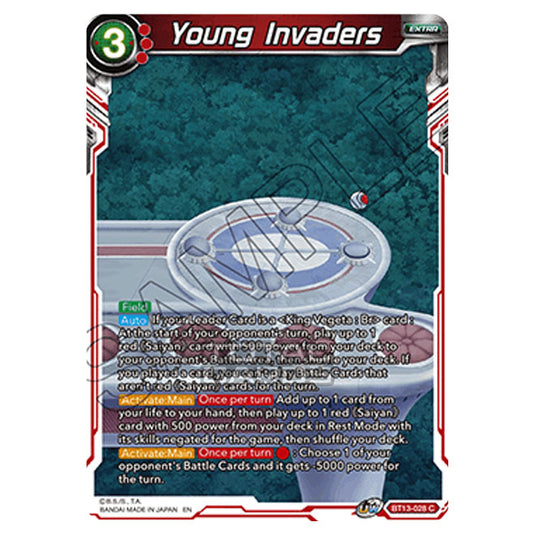 Dragon Ball Super - B13 - Supreme Rivalry - 	Young Invaders - BT13-028 (Foil)