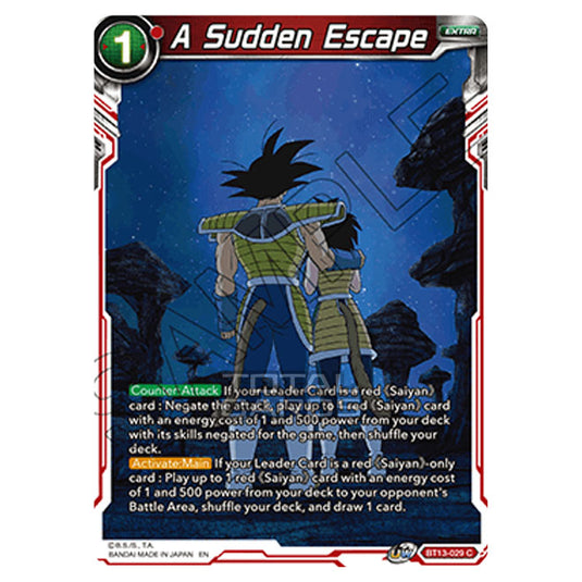 Dragon Ball Super - B13 - Supreme Rivalry - A Sudden Escape - BT13-029 (Foil)