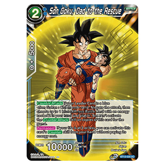 Dragon Ball Super - B13 - Supreme Rivalry - Son Goku, Dad to the Rescue - BT13-035 (Foil)