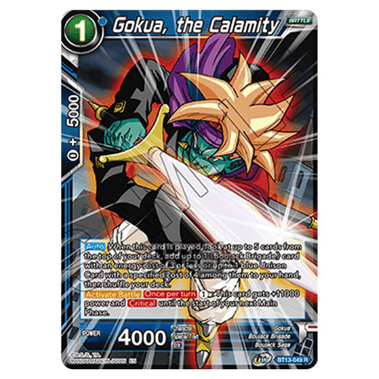 Dragon Ball Super - B13 - Supreme Rivalry - 	Gokua, the Calamity - BT13-049 (Foil)