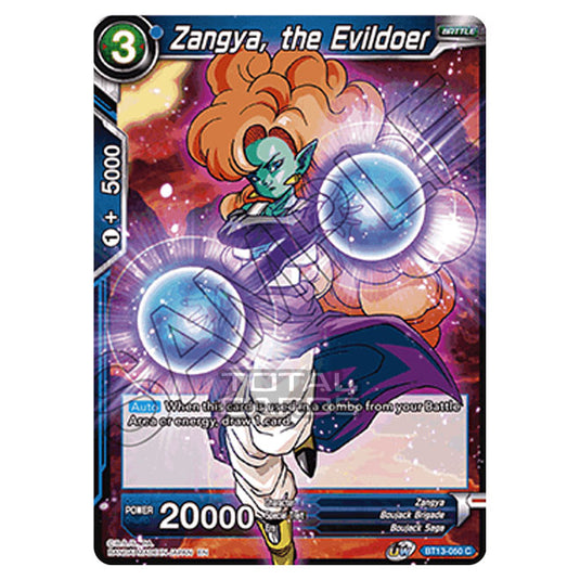 Dragon Ball Super - B13 - Supreme Rivalry - 	Zangya, the Evildoer - BT13-050 (Foil)