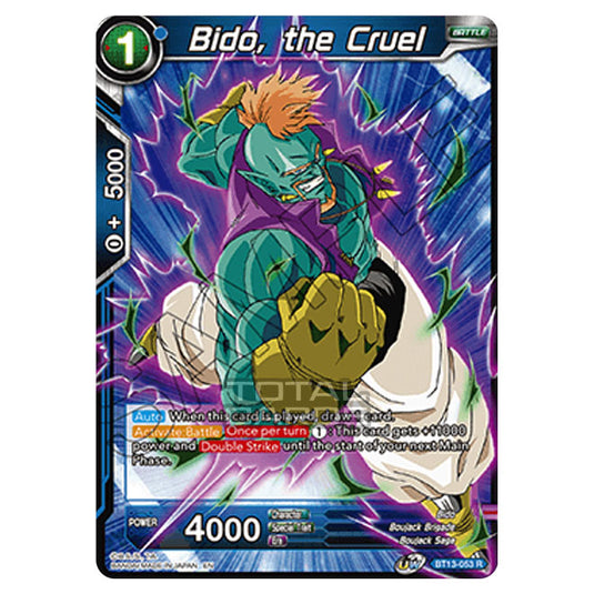 Dragon Ball Super - B13 - Supreme Rivalry - 	Bido, the Cruel - BT13-053 (Foil)