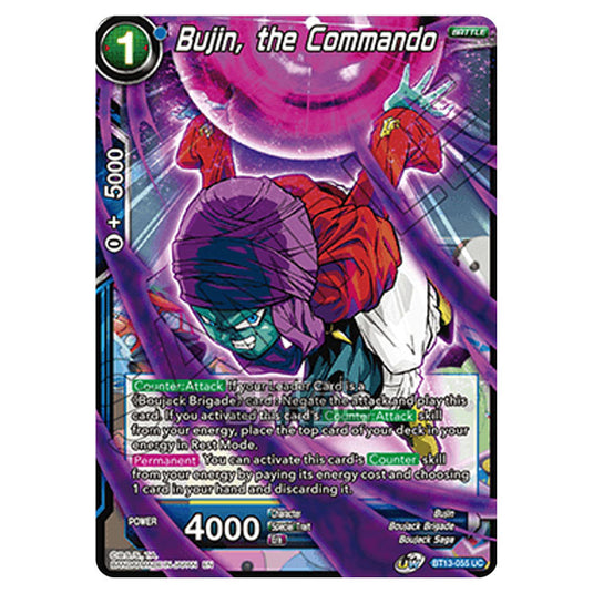 Dragon Ball Super - B13 - Supreme Rivalry - Bujin, the Commando - BT13-055 (Foil)