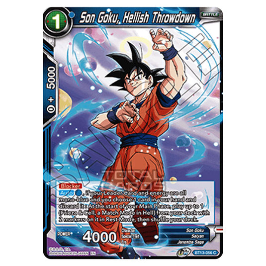 Dragon Ball Super - B13 - Supreme Rivalry - Son Goku, Hellish Throwdown - BT13-056 (Foil)