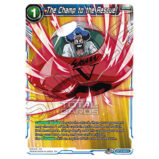 Dragon Ball Super - B13 - Supreme Rivalry - The Champ to the Rescue! - BT13-059 (Foil)