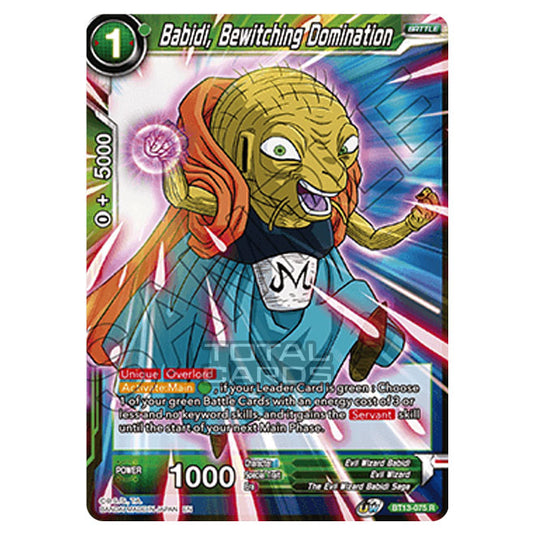 Dragon Ball Super - B13 - Supreme Rivalry - Babidi, Bewitching Domination - BT13-075 (Foil)