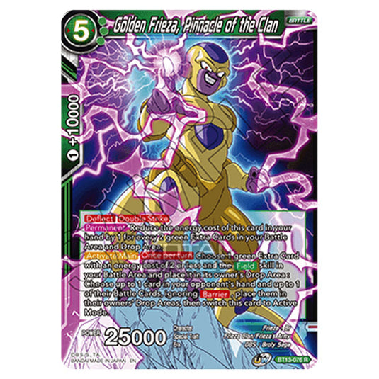 Dragon Ball Super - B13 - Supreme Rivalry - Golden Frieza, Pinnacle of the Clan - BT13-076 (Foil)