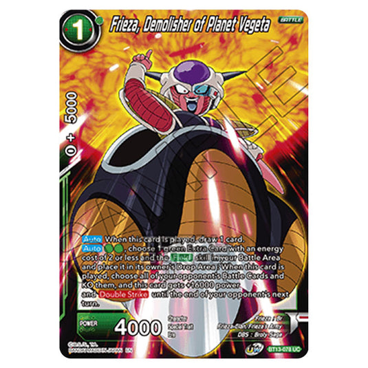 Dragon Ball Super - B13 - Supreme Rivalry - Frieza, Demolisher of Planet Vegeta - BT13-078 (Foil)