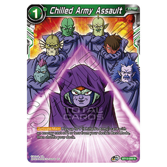 Dragon Ball Super - B13 - Supreme Rivalry - Chilled Army Assault - BT13-089 (Foil)