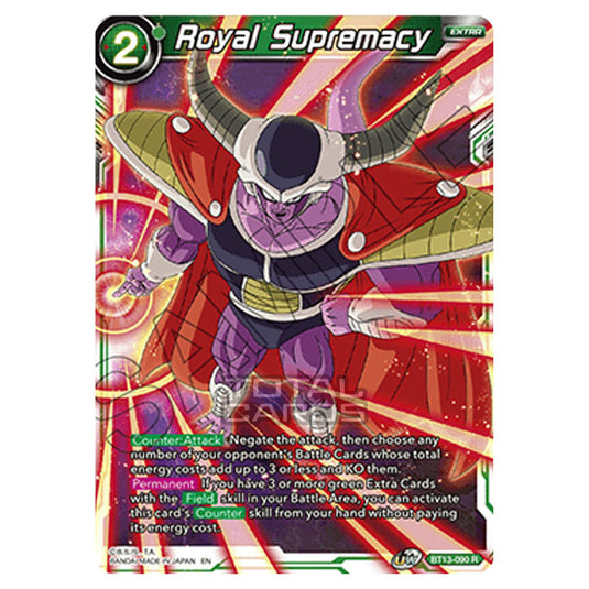 Dragon Ball Super - B13 - Supreme Rivalry - Royal Supremacy - BT13-090 (Foil)
