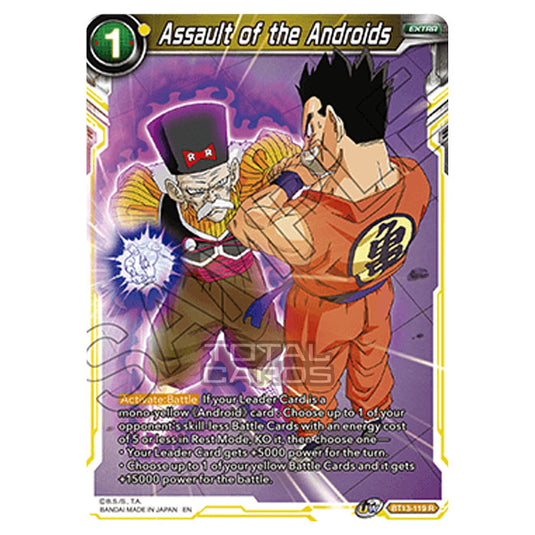 Dragon Ball Super - B13 - Supreme Rivalry - Assault of the Androids - BT13-119 (Foil)