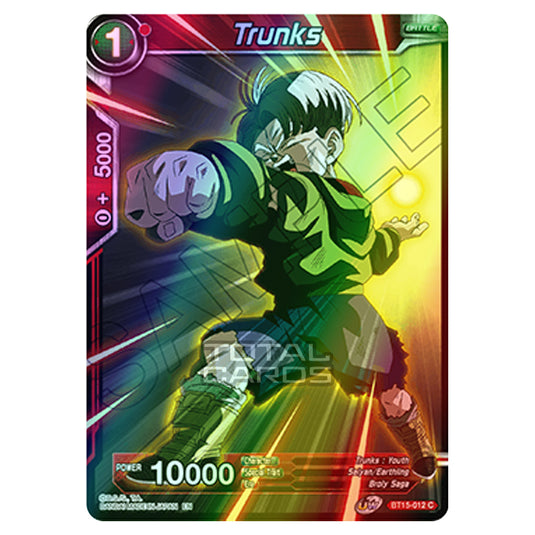 Dragon Ball Super - B15 - Saiyan Showdown - Trunks - BT15-012 (Foil)