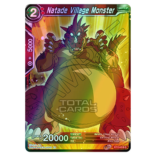 Dragon Ball Super - B15 - Saiyan Showdown - Natade Village Monster - BT15-018 (Foil)