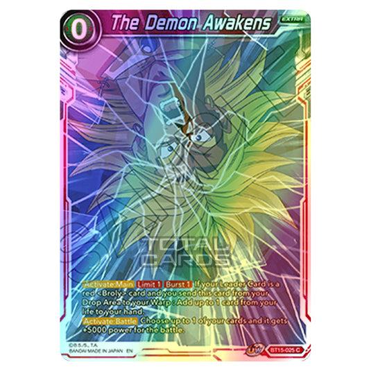 Dragon Ball Super - B15 - Saiyan Showdown - The Demon Awakens - BT15-025 (Foil)