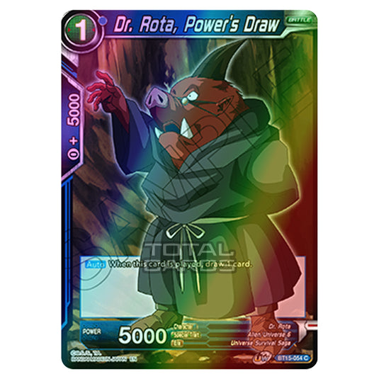 Dragon Ball Super - B15 - Saiyan Showdown - Dr. Rota, Power's Draw - BT15-054 (Foil)