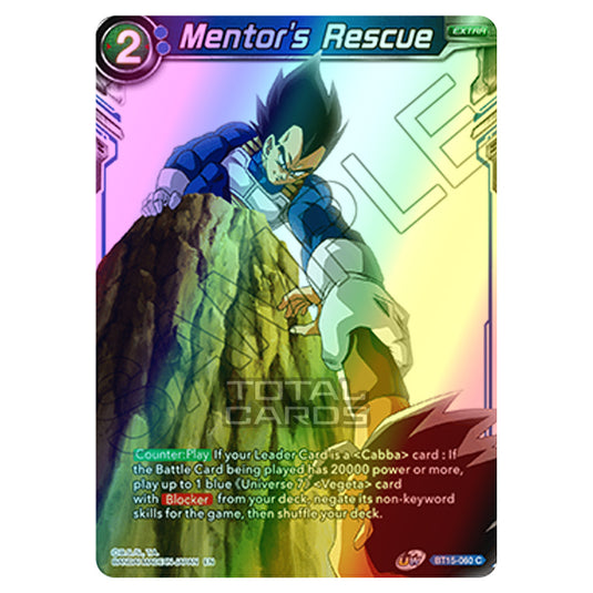 Dragon Ball Super - B15 - Saiyan Showdown - Mentor's Rescue - BT15-060 (Foil)
