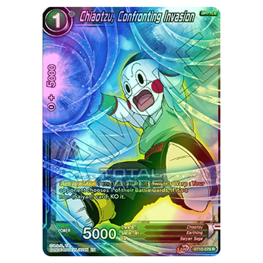 Dragon Ball Super - B15 - Saiyan Showdown - Chiaotzu, Confronting Invasion - BT15-079 (Foil)