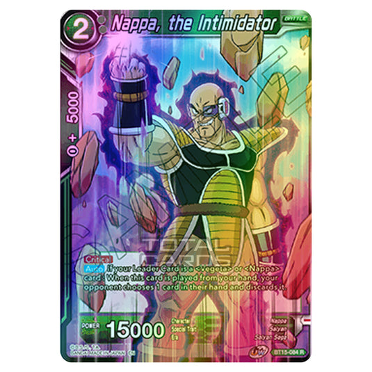 Dragon Ball Super - B15 - Saiyan Showdown - Nappa, the Intimidator - BT15-084 (Foil)